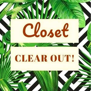 Closet clear out, make an offer!!